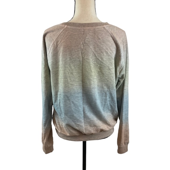 Z SUPPLY OMBRE TIE DYE CREW NECK TOP SWEATSHIRT MEDIUM - Picture 6 of 10